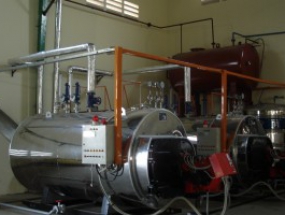 Nồi  hơi đốt dầu 02